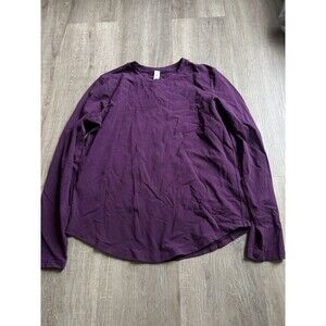 Lululemon Women’s Long‑Sleeve Training Top  size 4 purple